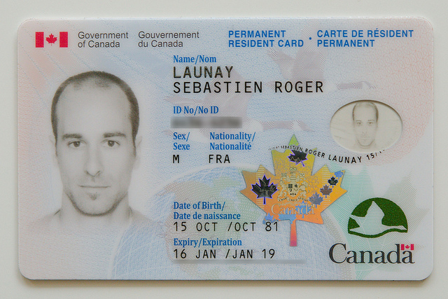 travel canada green card